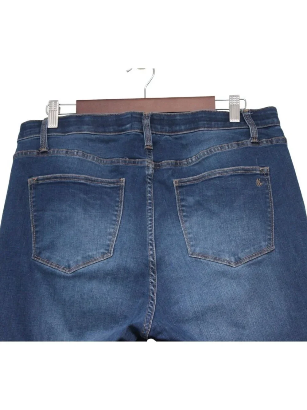 LulaRoe Jeans Size 32 High Rise Straight Stretch Denim Preppy Comfort Slimming - Picture 8 of 12